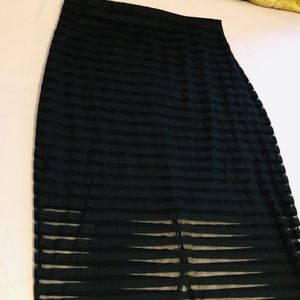 bebe mesh skirt